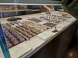 Raw chocolate at Grezzo Raw Chocolate in Rome