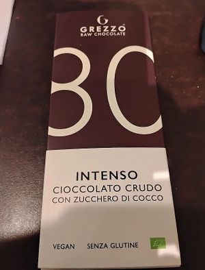   at Grezzo Raw Chocolate in Rome