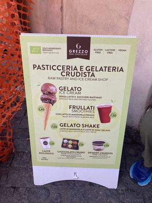   at Grezzo Raw Chocolate in Rome