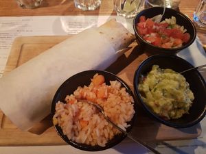 Vegan burrito at Popocatepetl in Rotterdam