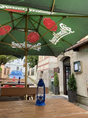 outside area  at Saffron in Karlovy Vary