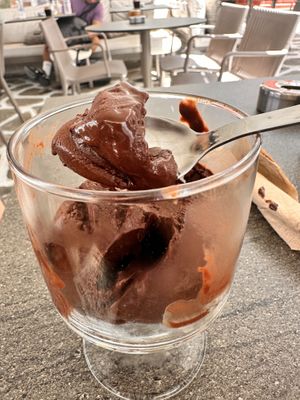 Yum  at DaVinci Gelato in Mykonos