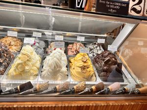 Other options - Limoncello and Passion Fruit  at DaVinci Gelato in Mykonos