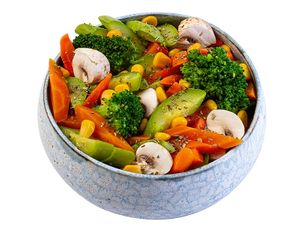 Sautéed vegetables  at Veginn in Cairo