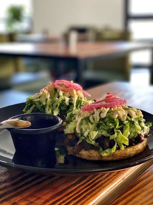 Sopes at Verde es Vida  in Tecate