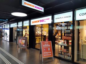 Exterior in underpass at Dunkin' - Hbf in Bern