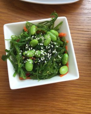 Edamame  at Little Bento Box in Worcester