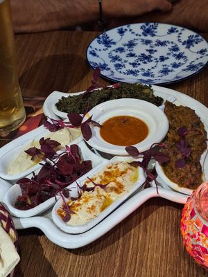 Starter dips at Marrakesh by Mindo in Dublin