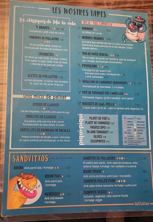 Tapas  at La Lila in Sant Quirze Del Valles