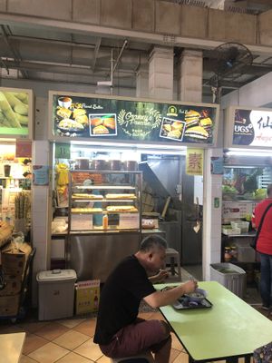 The stall   at Granny's Pancake - Albert Centre in Central Singapore