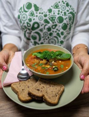 Daily special  at The London Feel Good Hub Vegan Cafe in East London