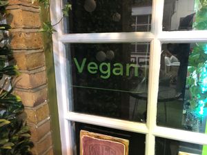 Shopfront   at The London Feel Good Hub Vegan Cafe in East London
