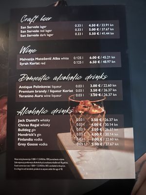   at Tinel Speciality Coffee Shop in Trogir