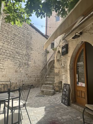   at Tinel Speciality Coffee Shop in Trogir