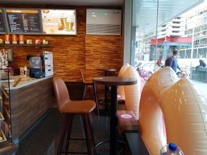 Limited seating at Dunkin' - Schulstrasse in Zurich