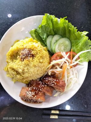 Started eating the rice then remembered to take a photo at Ngoc Chi in Da Nang