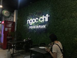 Inside the restaurant at Ngoc Chi in Da Nang