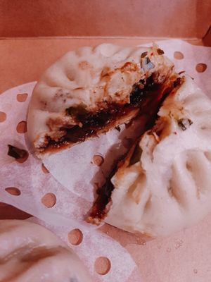 Aubergine Baozi at Ô Baozi in Strasbourg