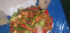 Large salad at Tasty Vegan - Tivoni Taim - טבעוני טעים in Dimona