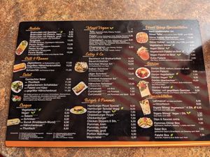 Speisekarte 08/2023 at Efes Grill Murat TAS in Eutin