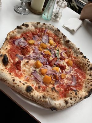   at Rudy's Neapolitan Pizza in Liverpool