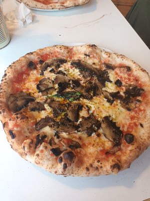 Vegan portobello at Rudy's Neapolitan Pizza in Liverpool