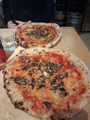 Vegan portobellos at Rudy's Neapolitan Pizza in Liverpool