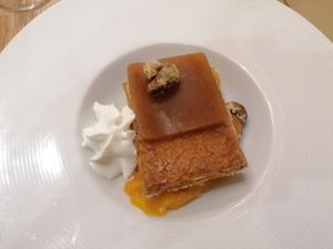 Mango pie at Les Bacchanales in Nancy