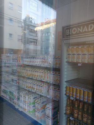 Peek into the interior of the store at Der Rettermarkt in Mannheim