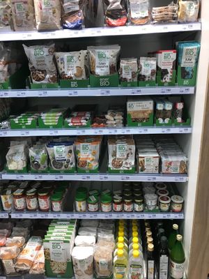 Bio section at Rossmann & Lala - Dibrës in Tirana