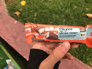 The most delicious snack bar I've ever had.  at Rossmann & Lala - Dibrës in Tirana