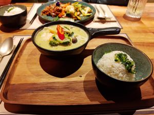 Yellow curry at Co Chin Chin Brasserie in Zurich