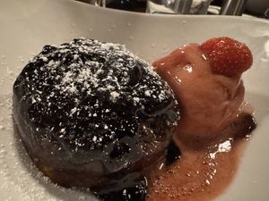 Chocolate orange pudding. Yum!  at Avenue Cafe in Maynooth