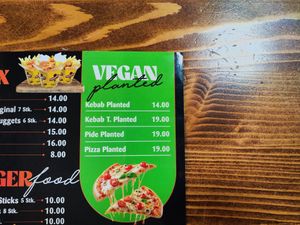 Vegan menu at Moon Restaurant - Maybe closed in Zurich