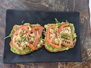 Avocado toast at ONO in Puerto Vallarta