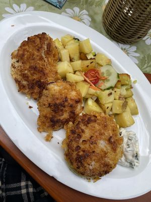Sellerie Schnitzel  at Alte Kuchl in Regensburg