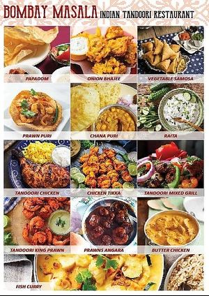 DISHES ARE SERVED ACCORDING TO YOUR COMBINATION ,TASTE AND SPICENESS. at Bombay Masala in Fuerteventura