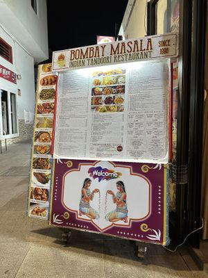 Mischköstliche Speisekarte #Veganuary at Bombay Masala in Fuerteventura