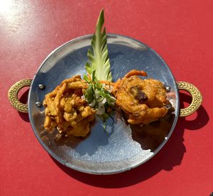 Pakora vegetal, vegan und glutenfrei #Veganuary at Bombay Masala in Fuerteventura