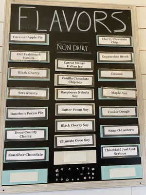 Lots of non-dairy flavors! at Sugar Chic Creamery in Cape Girardeau