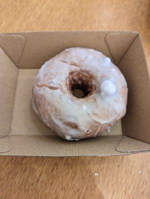 Glazed donut at Beechworth Bakery in Ballarat