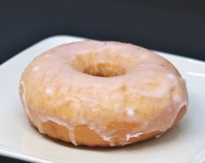Vegan Glazed Donut  at Beechworth Bakery in Bendigo