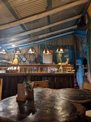 Open kitchen at La Olita - temporarily closed in Brisas De Zicatela