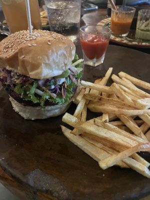 Vegan Burgerr  at La Olita - temporarily closed in Brisas De Zicatela