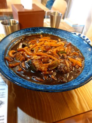 black soya  at Cow Tteokbokki  in Seoul