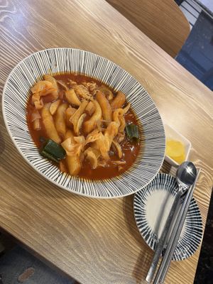   at Cow Tteokbokki  in Seoul