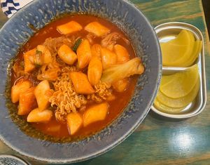   at Cow Tteokbokki  in Seoul