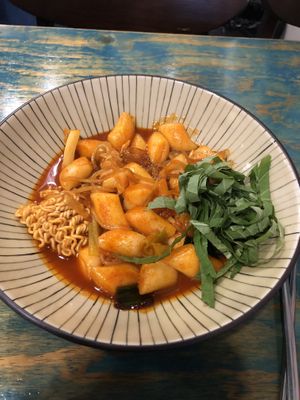   at Cow Tteokbokki  in Seoul