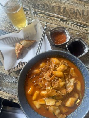   at Cow Tteokbokki  in Seoul