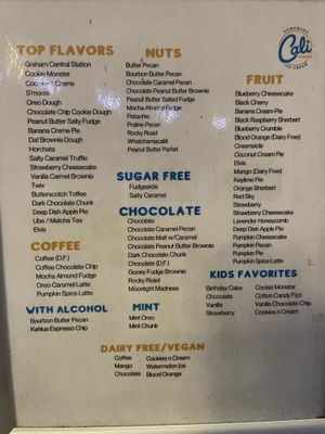   at Cali Cream in San Diego